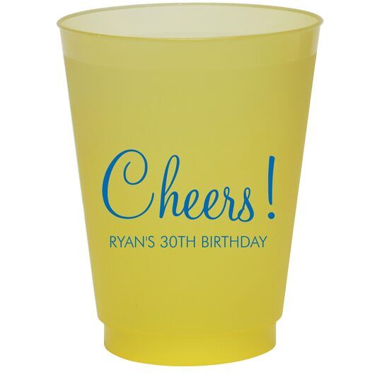 Perfect Cheers Colored Shatterproof Cups